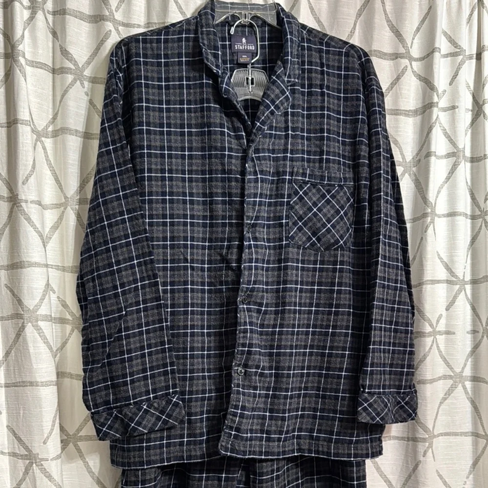 STAFFORD Plaid Pajama set